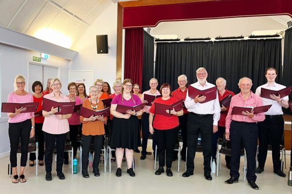 Coda Community Choir sopranos and tenors