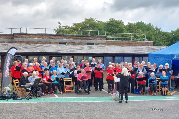 Bognor Regis Friends of the Hospital fete whole choir