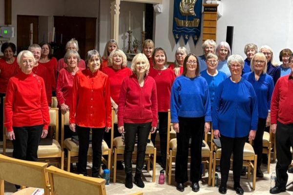 Felpham Community Singers and Just Sing Bognor choirs Christmas event - altos