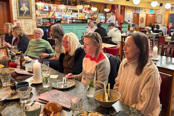 Angmering Voices choir meal